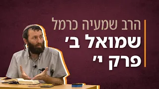 שמואל ב' פרק י' | הרב שמעיה כרמל