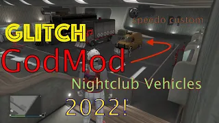 God Mode Glitch Speedo Custom 2022  - GTA Online