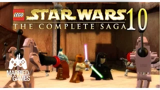 LEGO Star Wars Walkthrough Gameplay Part 10 - Attack of the Clones: Jedi Battle