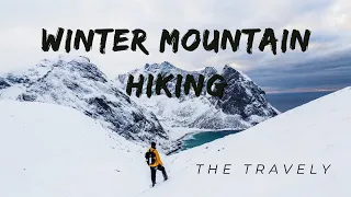 Winter Mountain Hiking - Winter Hiking in the Mountains through Deep Snow #snow #mountain #hiking