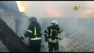 В Новой Дофиновке горел частный дом