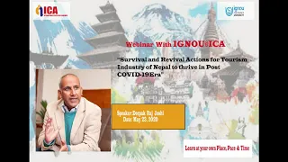 "Survival and Revival Actions for Tourism Industry of Nepal to thrive in Post COVID-19Era”