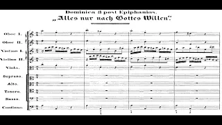 Johann Sebastian Bach - Cantata: Alles nur nach Gottes Willen, BWV 72. {w/ score.}
