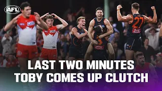 Last Two Minutes | Sydney Swans v GWS Giants | Round 7, 2023