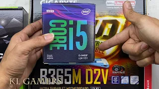 intel Core i5 9400F GIGABYTE B365M D2V Biostar GT730 Small PC Build