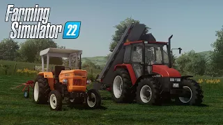 FS22 Fienagione con New Holland TL 80 & Fiat 402 Super