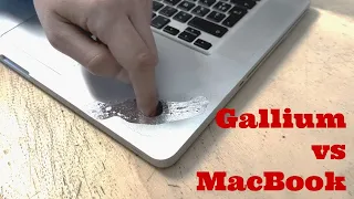 Liquid Metal Gallium vs Apple MacBook destruction