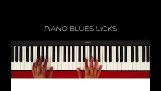 BLUES EN PIANO - improvisación/licks/intro/outro