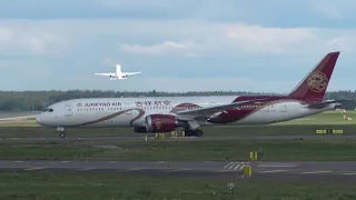 4K Helsinki Airport Planespotting, June 2019 | Crosswind Landings & Takeoffs