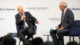 Olaf Scholz auf dem F.A.Z.-Kongress 2023: „Zeitenwende – Schaffen wir das?“