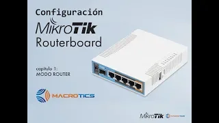 Configuracion de Router Mikrotik Routerboard Cap 01 modo router