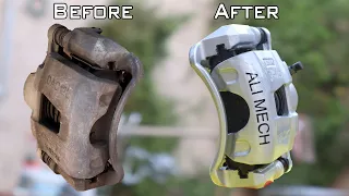 Don't paint brake Calipers until you watch this, How to Properly paint Brake Caliper / ALIMECH