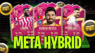 OVERPOWERED BEST POSSIBLE CHEAP FIFA 23 HYBRID TEAM 100K/250K/700K!! ✅ | META FUT 23 SQUAD BUILDER