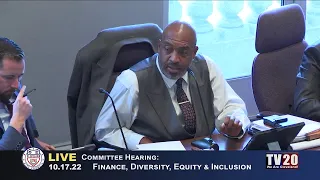 Finance, Diversity, Equity and Inclusion Committee Meeting, October 17, 2022