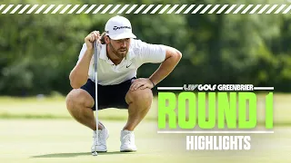 Highlights: Wolff (61) leads after first round | LIV Golf Greenbrier