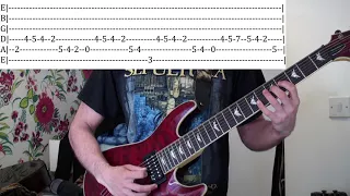 Sick Riff #1 - Metallica - Fade To Black - Guitar Lesson - WITH TABS