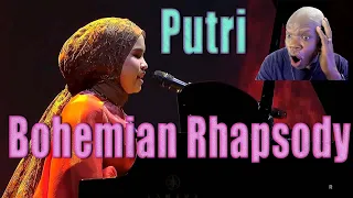 Putri Ariani X reaction Choirs💖Bohemian Rhapsody💖cover #queen HUT TRANSMEDIA 22 LIVE #putriariani