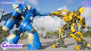 变形金刚 7: Rise of the Beasts:  Bumblebee vs Robot Blue Finnal Battle (2023 Movie)
