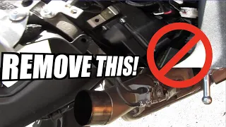 How To Yamaha YZF R1 Exhaust Valve Servo Cables Removal