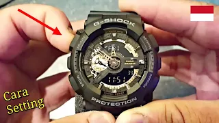 Cara Mengatur (Setting) Jam Tangan Casio G-Shock Protection GA 110