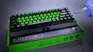 Razer BlackWidow V3 65% Mechanical Gaming Keyboard Unboxing - ASMR