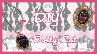 DIY necklace and ring to match Angelic Pretty Dolly Cat