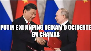 Путин и Си Цзиньпин подожгли Запад - субтитры (португальский, английский, русский, китайский)