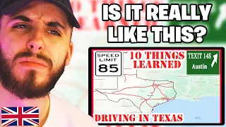 Brit Reacts to 10 SHOCKING Things I Learned Driving Around Texas for 4 Months