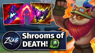 Rank 1 Teemo Tries Zwag's Deadly Shroom Build... He's INSANE