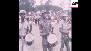 SYND 24 8 70 BIAFRAN SOLDIERS GUILTY OF ARMED ROBBER FACE FIRING SQUAD