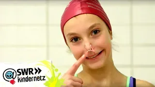 Anstrengendes Training - Reporterin Alina beim Synchronschwimmen | Tigerenten Club | SWR Plus