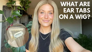 What are ear tabs on a human hair wig! #WigTutorial #WigReview