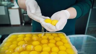 Amazing Size~ How To Make Giant Jiggly Cake with Fresh Eggs∥Korean Street Food