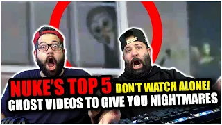 DON'T CACA ALONE!! 5 Scary Ghost Videos To Give You NIGHTMARES ! | REACTION!!