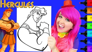 How To Color Hercules (Disney) | Markers