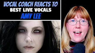 Vocal Coach Reacts to Amy Lee Best LIVE VOCALS