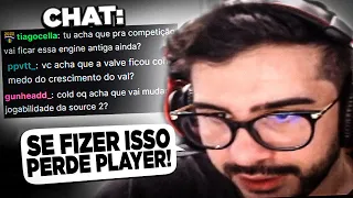 "A VALVE FICOU COM MEDO DO VALORANT?" - COLDZERA RESPONDE PERGUNTAS sobre SOURCE 2 do CS!