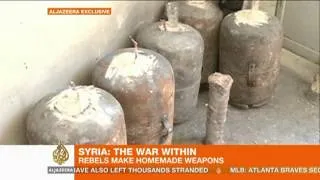 Syria's war of homemade weapons