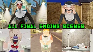 Keplerians All Games Final Ending Scenes | Evil Nun - Ice Scream 5