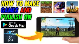 How to make games like Free Fire in android and publish on Play Store || create your own games