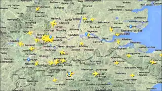 Air Traffic Over London