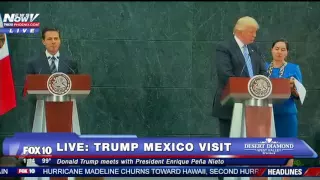 FNN: Donald Trump Meets Mexican President, Gives BIG Immigration Speech in Arizona