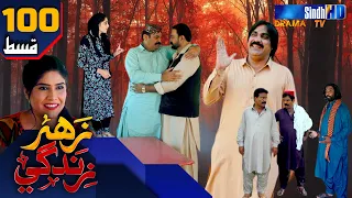 Zahar Zindagi - Ep 100 | Sindh TV Soap Serial | SindhTVHD Drama