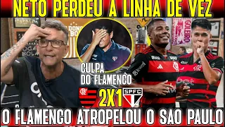 CRAQUE NETO PERDEU A LINHA DE VEZ "O FLAMENGO AMASSOU O SP E DEMITIU CARPINI" FLAMENGO 2X1 SÃO PAULO