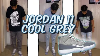 How to Style Jordan 11 COOL GREY 2021 (Review + Outfit ideas )