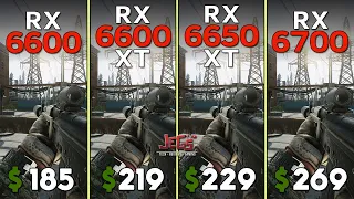 RX 6600 vs RX 6600 XT vs RX 6650 XT vs RX 6700 | Tested in 15 games