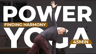 45min. Power Yoga "Finding Harmony" LIVE | Saturday, March 16th