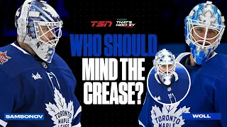 Which two goalies should share the Maple Leafs’ crease?