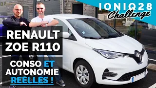 Essai conso Renault Zoe ZE50 : efficiente ? Oui, mais .... (Ioniq 28 challenge)