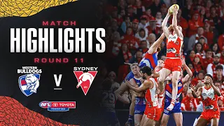 Western Bulldogs v Sydney Swans Highlights | Round 11, 2024 | AFL